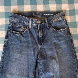 GAP Kids '90s Loose Fit Jeans in Classic Blue